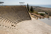 Cyprus, Kourion opgravingen, opgravingen amfitheater