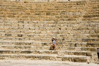 Cyprus, Kourion opgravingen, opgravingen amfitheater