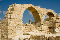 Cyprus, Kourion opgravingen, Basilica