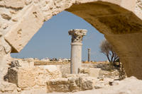 Cyprus, Kourion opgravingen, Basilica