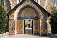 Cyprus, Kykko klooster, ingang