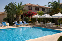Cyprus, Het zwembad bij het appartement (Neo Chorio)