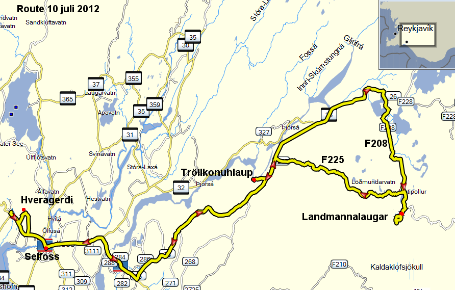 route 10 juli 2012