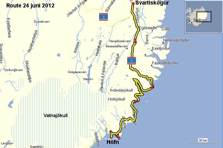 route 24 juni 2012