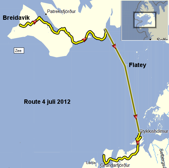 route 4 juli 2012