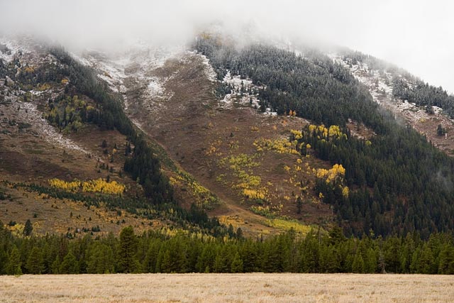 Grand Teton - herfst en winter